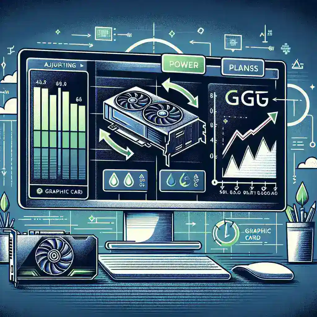 "Pengaturan rencana daya di Windows yang memengaruhi kinerja GPU - Ilustrasi yang menunjukkan berbagai opsi pengaturan daya untuk optimasi kinerja grafis di sistem operasi Windows."