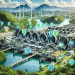 "Indonesia’s smart hydropower plant inaugurated, showcasing IoT sensor integration for enhanced energy management and sustainability."